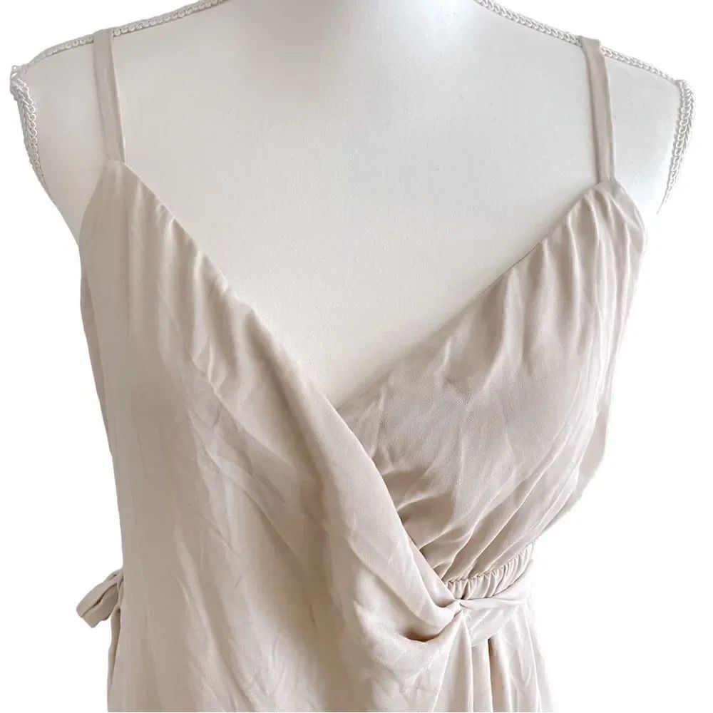 Show Me Your MuMu Wrap Gown Size Small - Picture 2 of 5